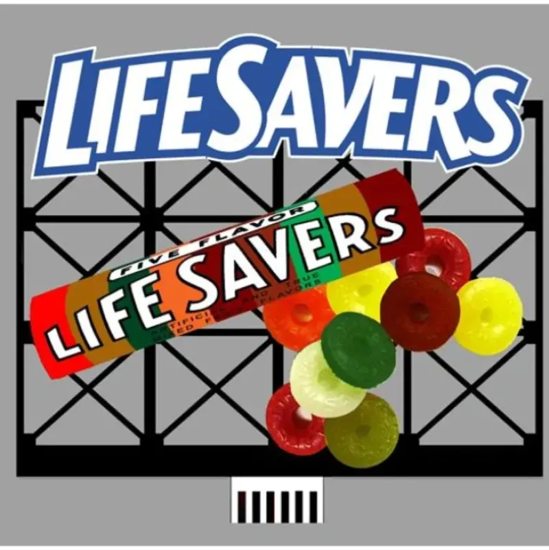 Miller Engineering 440852 N/HO Life Savers Animated Billboard - Your Source for Gaming Essentials* Outlet