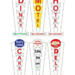 Miller Engineering 7282 N/HO Multi Graphic Vertical Animated Sign - Your Source for Gaming Essentials* Sale