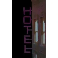 Miller Engineering 14822 N/HO Medium RH Neon-Like Vertical Animated Hotel Sign - Your Source for Gaming Essentials* Outlet