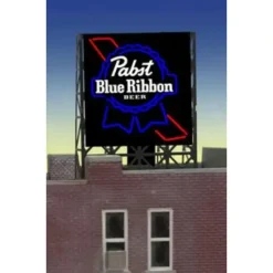 Miller Engineering 338825 N/Z Pabst Beer Animated Rooftop Billboard - Your Source for Gaming Essentials* Best