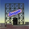Miller Engineering 338905 N/Z Snapple Animated Rooftop Billboard Small - Your Source for Gaming Essentials* Clearance