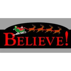Miller Engineering 2014 O Christmas Believe Double-Sided Rotating Sign - Your Source for Gaming Essentials* Clearance