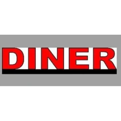 Miller Engineering 55030 O Diner Double-Sided Rotating Sign - Your Source for Gaming Essentials*