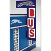 Miller Engineering 5881 O Greyhound Bus Station Animated Vertical Sign - Your Source for Gaming Essentials*