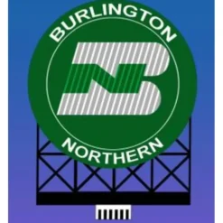 Miller Engineering 880701 O/HO Burlington Northern Animated Neon Billboard Large - Your Source for Gaming Essentials* Sale