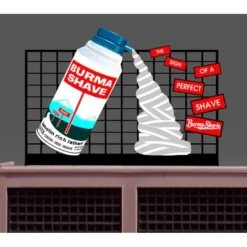 Discount Miller Engineering 881351 O/HO Burma Shave Animated Neon Billboard Large - Your Source for Gaming Essentials Trains