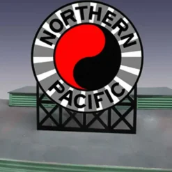 Miller Engineering 1171 O/HO Northern Pacific Animated Billboard Sign - Your Source for Gaming Essentials* Outlet