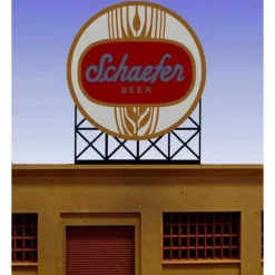 Miller Engineering 881301 O/HO Schaefer Beer Animated Neon Billboard Large - Your Source for Gaming Essentials* Sale