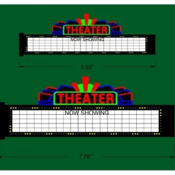 Miller Engineering 1181 S/O Large Theatre Sign - Your Source for Gaming Essentials* Outlet