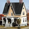 Miller Engineering 225051 Z The Gothic Revival - Victorian Home Building Kit - Your Source for Gaming Essentials* Online