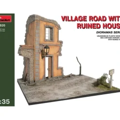 Miniart 36020 1:35 Village Road w/Ruined House - Your Source for Gaming Essentials* Discount