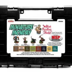 Tabletop Miniatures>Miniature Monday: April 2020 Set - 8 Paints and 4 Miniatures - Your Source for Gaming Essentials