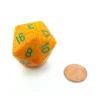 Dice-34mm Large 20-Sided D20 Speckled Chessex Dice, 1 Die - Lotus - Your Source for Gaming Essentials