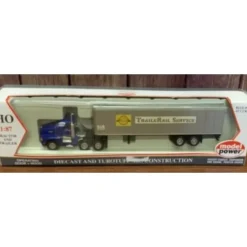 Model Power 1500 1:87 Trailer Rail Service Kenworth Big Rig Truck - Your Source for Gaming Essentials* New