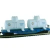 Model Power 98161 HO Gulf 40' Flatcar with Removable Twin Tanks - Your Source for Gaming Essentials* Clearance