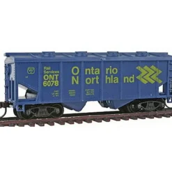 Model Power 98082 HO Ontario Northland 36' 2-Bay Covered Hopper #6078 - Your Source for Gaming Essentials* Best