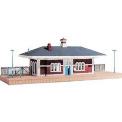 Model Power 542 HO Port Chester Railroad Station Building Kit - Your Source for Gaming Essentials* Clearance
