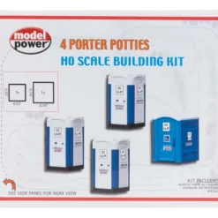 Model Power 188 HO Porta Potty (4) - Your Source for Gaming Essentials* New