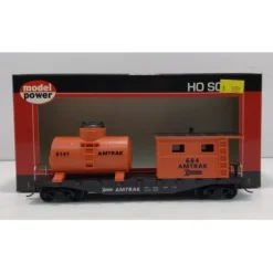 New Model Power 98181 HO Scale AMTRAK 40' Work Caboose w/Tank #684 - Your Source for Gaming Essentials Trains