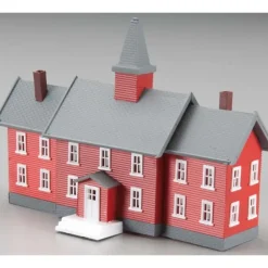 Model Power 2619 N Little Red School House Built-Up Buildings w/2 Figures - Your Source for Gaming Essentials* Hot