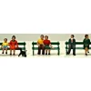 Model Power 5725 People Sitting on A Bench with A Dog Figures (Set of 6) - Your Source for Gaming Essentials* Discount