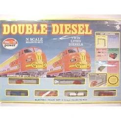 Model Power 1166 Santa Fe Double Diesel N gauge Diesel Starter Train Set - Your Source for Gaming Essentials* New