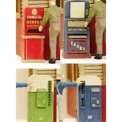 Model Tech Studios D1131 N Scale Classic Vending Machines 1950s Era (Set of 4) - Your Source for Gaming Essentials*