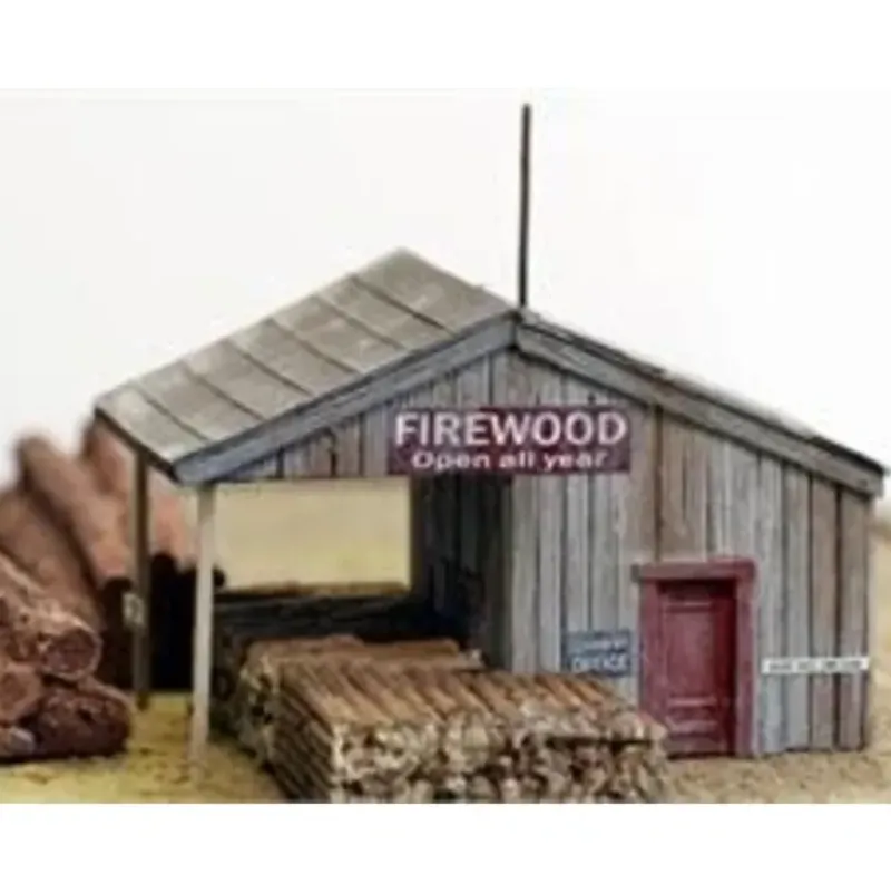 Model Tech Studios S0175 HO Firewood Company Office & Storage Shed Kit/Scene - Your Source for Gaming Essentials*
