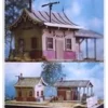 Model Tech Studios S0051 O Scale Small Town Station & Freight Shed Scene - Your Source for Gaming Essentials*