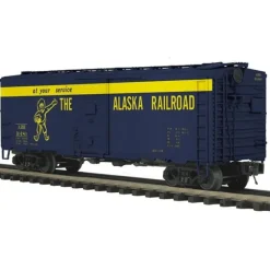 MTH 20-93627 Alaska 40' Boxcar #10480 - 3-Rail - Ready to Run - Premier - Your Source for Gaming Essentials* New
