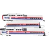 MTH 20-20345-1 Amtrak Turbotrain O Gauge Passenger Train Set w/PS 3.0 - Your Source for Gaming Essentials* Outlet