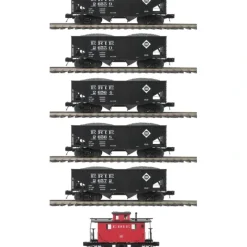 MTH 20-90671 Erie 5-Car 2-Bay Fish Belly Hopper - Your Source for Gaming Essentials* New