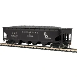 New MTH 81-75013 HO Scale Chesapeake & Ohio 70-Ton Quad Hopper #69252 - Your Source for Gaming Essentials Trains