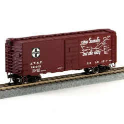 MTH 85-74079 HO Scale Santa Fe 40' PS-1 Box #141708 - Your Source for Gaming Essentials* Best