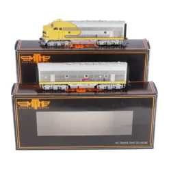 MTH 80-2114-1 HO Scale Santa Fe F7 A/B Diesel Locomotive Set w/PS3 - Your Source for Gaming Essentials* Sale