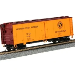 Hot MTH 85-78035 HO Western Fruit Express 40'' Steel Sided Reefer Car #68314 - Your Source for Gaming Essentials Trains