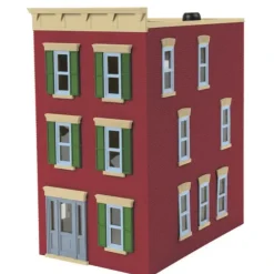 MTH 30-90375 Main Street Brick 3-Story Town House #2 - Your Source for Gaming Essentials* Clearance
