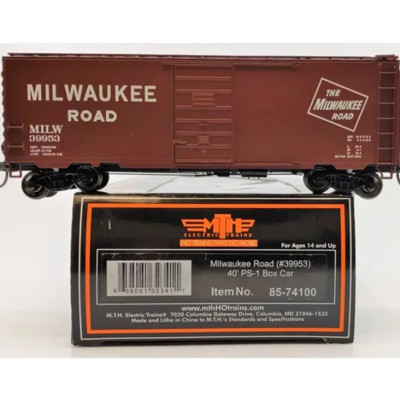 MTH 85-74100 Milwaukee Road HO Scale 40 PS-1 Boxcar #39953 - Your Source for Gaming Essentials* Hot