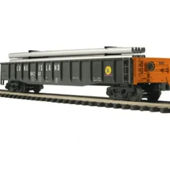 MTH 20-98904 MTH 2098904 O Scale Long Island Gondola Car w/ Pipe Load - Your Source for Gaming Essentials* Clearance