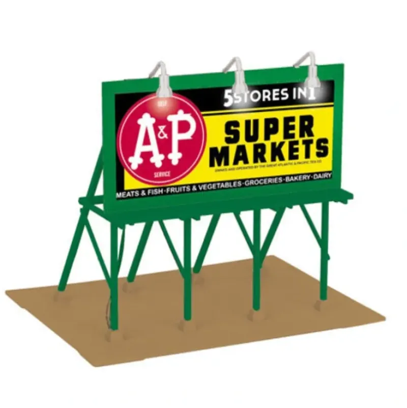 MTH 30-90494 O A&P Super Markets Lighted Billboard - Your Source for Gaming Essentials* Outlet