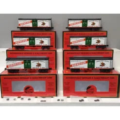 MTH 20-90350 O AB - Budweiser 36' Woodsided Reefer Car Set (Set of 6) EX/Box - Your Source for Gaming Essentials* Outlet