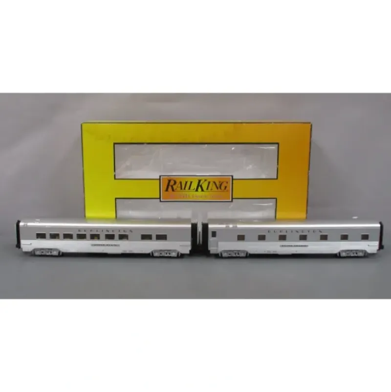 MTH 30-67876 O Burlington 60' Streamlined Sleeper/Diner Set (Set of 2) - Your Source for Gaming Essentials* Outlet