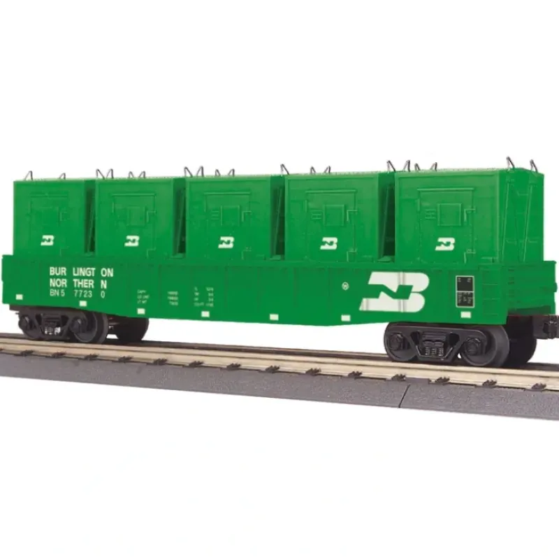 MTH 30-72144 O Burlington Northern Gondola Car with LCL Containers - Your Source for Gaming Essentials* Sale