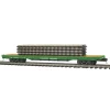 MTH 2095144 O Burlington Northern 60' Flat Car with 4 ScaleTrax 10" Straights - Your Source for Gaming Essentials* Hot
