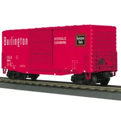 MTH 30-74814 O Burlington RailKing 40' High Cube Box Car #19845 - Your Source for Gaming Essentials* Hot