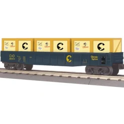 MTH 30-72135 O Chessie RailKing Gondola with Crates #305014 - Your Source for Gaming Essentials* Best