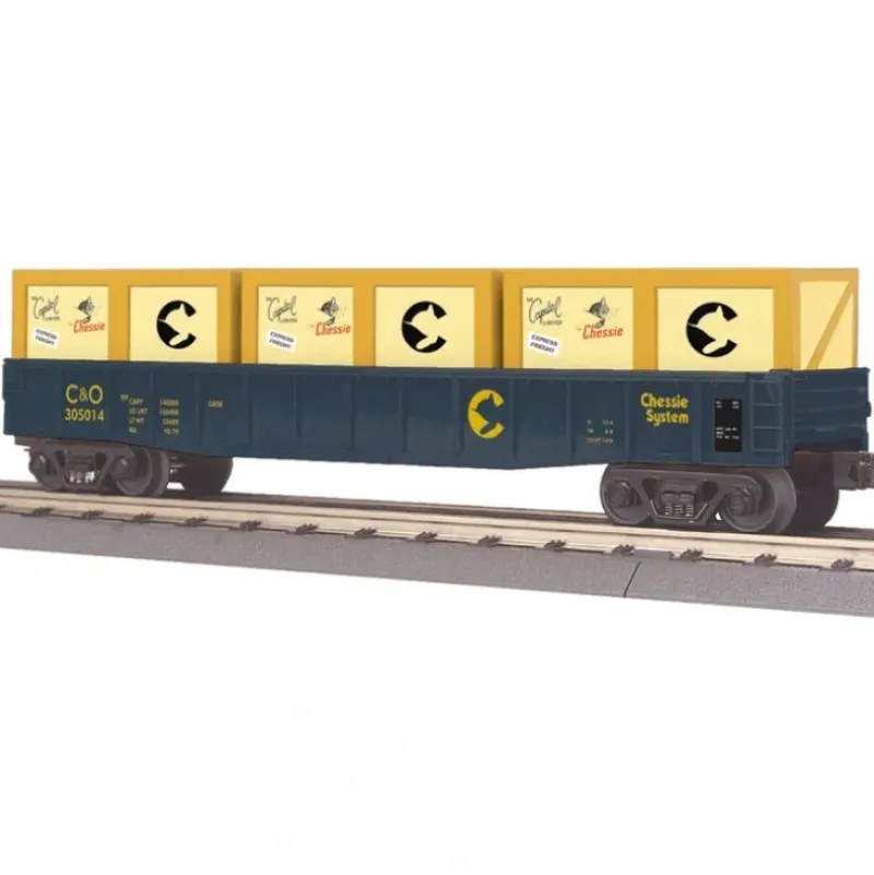 MTH 30-72135 O Chessie RailKing Gondola with Crates #305014 - Your Source for Gaming Essentials* Best
