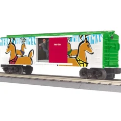 MTH 30-79376 O Christmas Operating Boxcar w/Signal Man - Your Source for Gaming Essentials* Sale