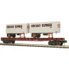 MTH 20-98881 O CNW Flatcar with 2 PUP Trailers - Your Source for Gaming Essentials* Best