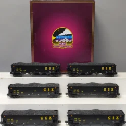 MTH 20-90746 O CSX 4-Bay Hopper Car w/ Coal Load 6-Car Set EX/Box - Your Source for Gaming Essentials* Online